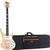 Rocktile Pro RB-400N Lumberjack E-Bass naturale Set con Softcase thumbnail 1