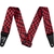 Fender Wavy Checkerboard Polyester Strap 2" Rood thumbnail 1