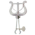 Riedl Lyre De Marche Profilinie Pour Trompette Cornet Flugelhorn Nickelée thumbnail 1