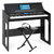 Clavier FunKey DP-61 III avec 61 touches au design Digital Piano, set incluant banc + casque thumbnail 1