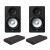 Ensemble De Moniteurs De Studio Actifs Yamaha HS7 Avec Plaques D'Absorption 7\" thumbnail 1