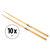 10 Paar XDrum Drumsticks 5A Nylon Tip thumbnail 1