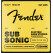 Fender SubSonic 7250HM Nickel Plated Cordes De Basse 050-105
