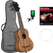Set de Ukulele Soprano Cascha Zebra Wood