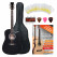 Guitare Western Classic Cantabile avec Micro Starter Set incluant un ensemble d’accessoires 5 pièces noir