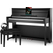 Classic Cantabile UP-1Plus SM Upright E-Piano Matte Black Set