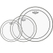Remo 10" 12" 16" Pinstripe Clear Fell Set