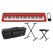 Casio CT-S1RD Casiotone Keyboard Set Deluxe Rojo