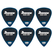 Ibanez PA14MSG-DB Plettri Grip Wizard Sabbia Medio - Confezione da 6