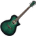 Ibanez AEWC16QA-TEH Westerngitaar Transparant Emerlad Burst Top Nat High Gloss