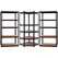 Stagecaptain Heavyrack Lager-Eckregal Extended Set Schwarz