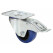 Adam Hall 372091 Roulette Pivotante Bluewheel avec Frein