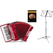 Classic Cantabile 48 Bass Accordeon "Secondo V" Set Rood