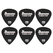 Ibanez PA16HRG-BK Grip Wizard Rubber Heavy - Pack De 6