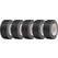 Gerband 246 Gaffa Tape Cloth Adhesive Tape 48mm x 50m Black 5x Set