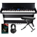 FunKey DP-88 II Digitalpiano schwarz Set mit Keyboardbank, Kopfhörer und Klavierschule