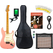 Jet Guitars JS-300 Electric Guitar Burgundy Pink Set