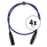 Pronomic Stage DMX3-1 DMX-kabel 1m 4x Set