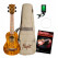 Flight DUS445 Glossy Acacia Sopraan Ukulele Set