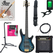 Ibanez GSR205PC-TMU Transparent Marine Burst Starter Set