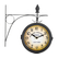 Stagecaptain BHU-3334 BK Kleine Stationsklok Met Wandhouder Zwart