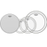 Remo 10" 12" 16" Pinstripe Clear Set PLUS 14" Ambassador Coated