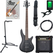 Ibanez SR305EB-WK E-Bass Wheathered Black Starter Set