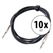 Pronomic Instrumentenkabel / Klinkenkabel 3 m 10x Set