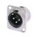Neutrik NC3MD-L-1 XLR Panel Connector Male