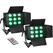 Eurolite LED CLS-9 QCL RGB/WW 9x7W Lot de 2