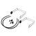 Omnitronic BOB-4 Kit De Barrettes D’Extension Blanc