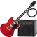 Rocktile Pro S-Red E-Gitarre Heritage Cherry AK30A Set