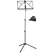 Atril Classic Cantabile 100 Medio Negro Set incl. Caja de Almacenaje