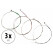 Classic Cantabile VL-34 Violin Strings 3/4 Size 3-Pack