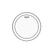 Remo 13" Pinstripe Clear