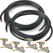 Câble Haut-Parleur Pronomic avec Connecteurs Bananes à Fixation Par Écarteur 5m Lot de 2