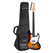 Rocktile Fatboy II Bajo Eléctrico Sunburst Set incl. Estuche Ligero