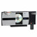 Bennett & Ross Ålesund Vertikal Stereoanlage mit CD/MP3-Player, USB und Bluetooth Silber