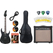 Ibanez GRG121DX-BKF E-Gitarre Black Flat Starter Set