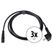 Pronomic EUIEC-3 Câble Secteur 3m Lot de 3