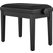Classic Cantabile Banquette De Piano Modèle A Noir Mat Velours Noir