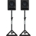 Presonus Eris Pro 6 Aktiv Studiomonitor Stativ Set