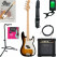 Squier Sonic Precision Bass 2-Color Sunburst Starter Set