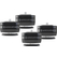 IsoAcoustics Gaia 3 Neo Black Desacopladores para Altavoces Set de 4
