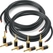 Cable de Altavoz Pronomic con Conectores Banana Huecos 5m Juego de 2