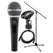 Pronomic DM-58 Microfono Vocale con Interruttore Starter SET incl. Supporto + Morsetto + Cavo