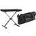 K&M 14076 Ensemble Banc de Clavier Noir Tissu
