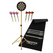 Stagecaptain DBS-1715 BullsEye Pro Cible de Fléchettes + Support et Tapis Set Or