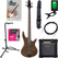 Ibanez GSR200B-WNF Electric Bass Walnut Flat Starter Set