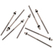 PDP True Pitch Tension Rods 110mm Paquete de 8